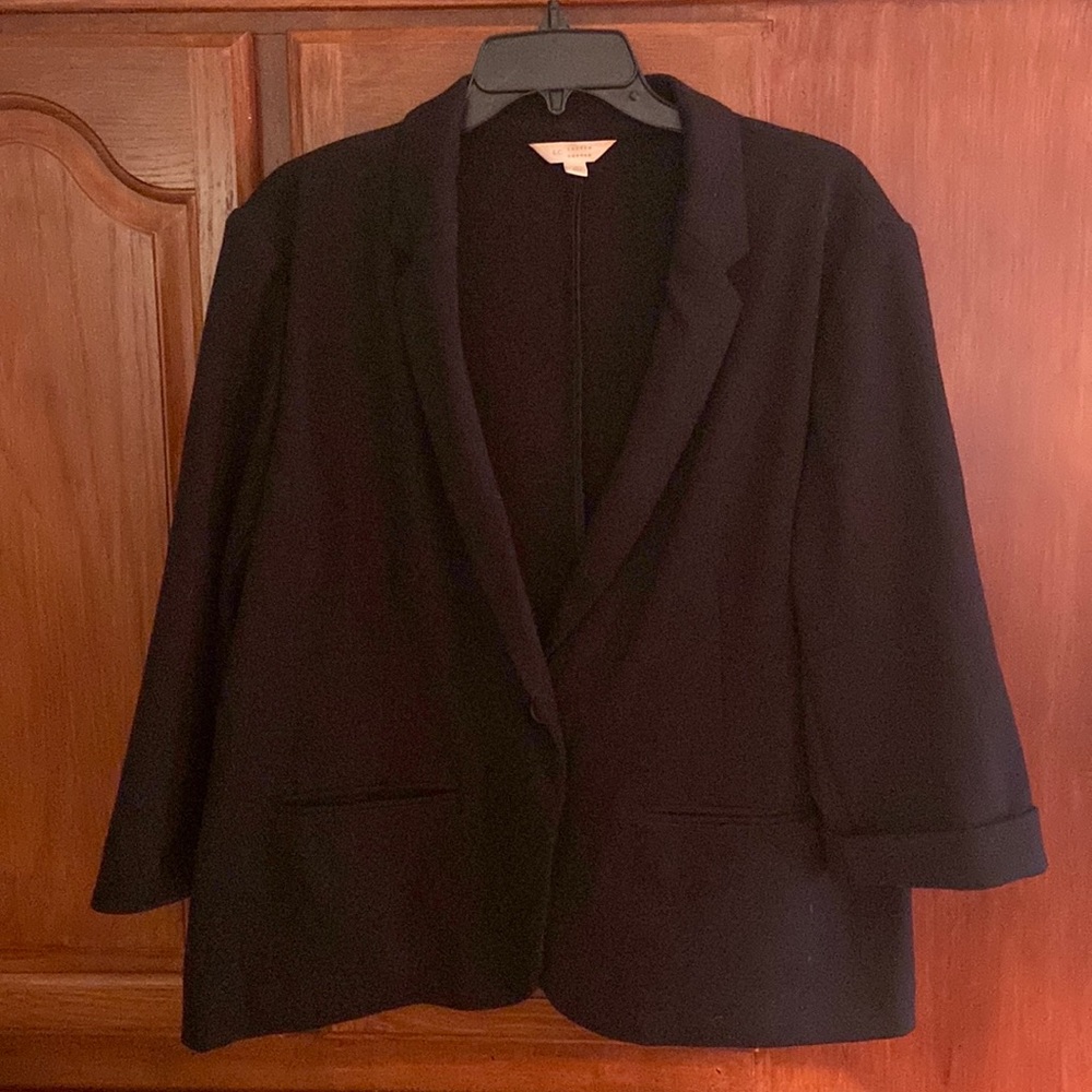 Black cotton blazer- Lauren Conrad